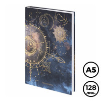 Ежедневник недатированный Staff "Astrology", А5, 128 л, 7БЦ, ламинированная обложка с фольгой - фото 1 - id-p116492398