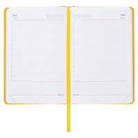 Ежедневник недатированный Brauberg "Select", А5, 160 л, балакрон, желтый - фото 3 - id-p116492402