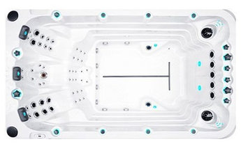 Passion Spas | SwimSpa Activity 1 Deep 128 Плавательный СПА бассейн с противотоком Размеры 394х226х152 см