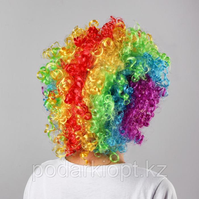 Карнавальный парик «Объём», цветные кудри, 120 г - фото 2 - id-p116256050