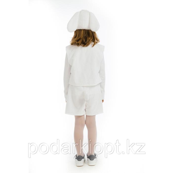 Карнавальный костюм «Зайчик белый», рост 122 см - фото 2 - id-p116256399
