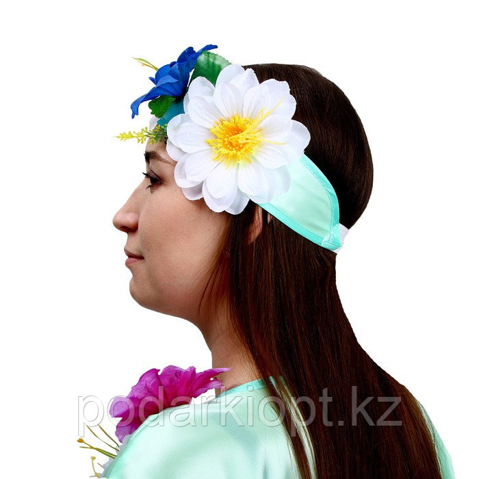 Карнавальный костюм «Весна», взрослый, платье, головной убор - фото 3 - id-p116492683