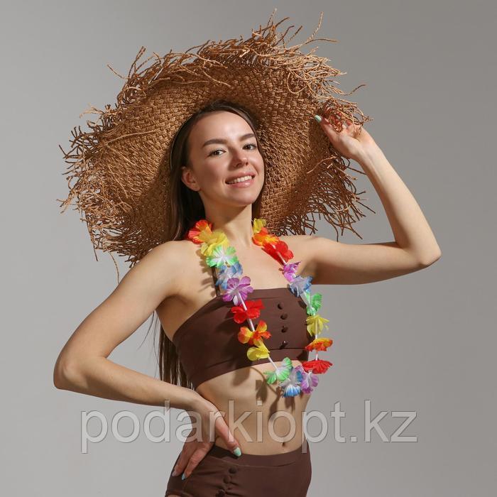Карнавальное ожерелье "Гавайское", многоцветное - фото 1 - id-p116256175