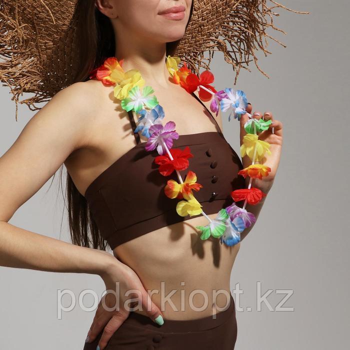 Карнавальное ожерелье "Гавайское", многоцветное - фото 2 - id-p116256175