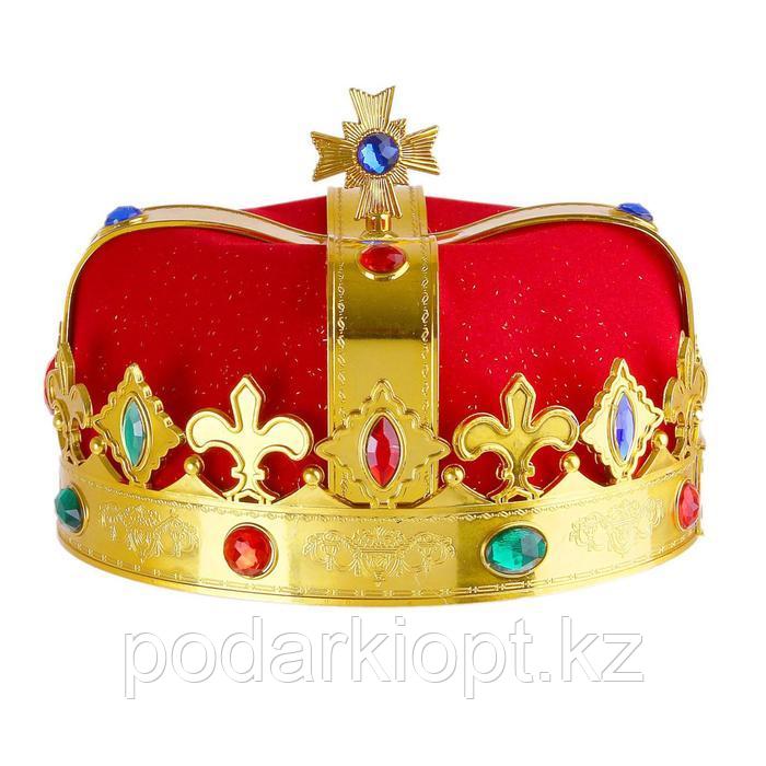 Корона «Король», цвет красный - фото 1 - id-p116187152