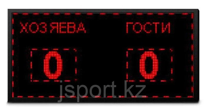 Табло электронное 128 х 96см (внеш 133х101 ) красн с ПО WLAN
