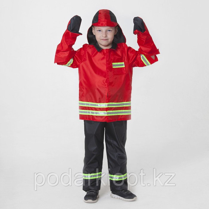 Карнавальный костюм "Пожарная охрана", 5-7 лет - фото 1 - id-p116492650