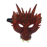 Карнавальная маска «Дракон», цвет бордовый