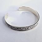 Серьги из серебра с фианитами N768 вставка без вставок вид национальный, фото 2