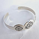 Серьги из серебра с фианитами  N245  вставка без вставок вид национальный, фото 2