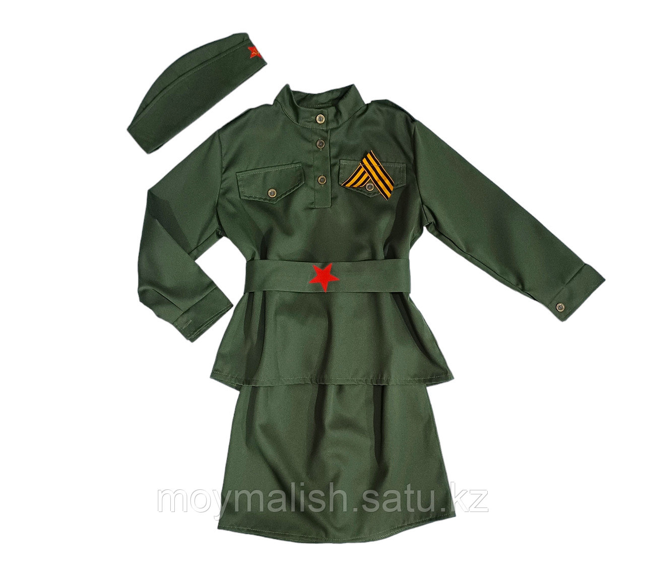 Военная форма (костюм солдата) для девочки 7-12 л. - фото 1 - id-p116494558