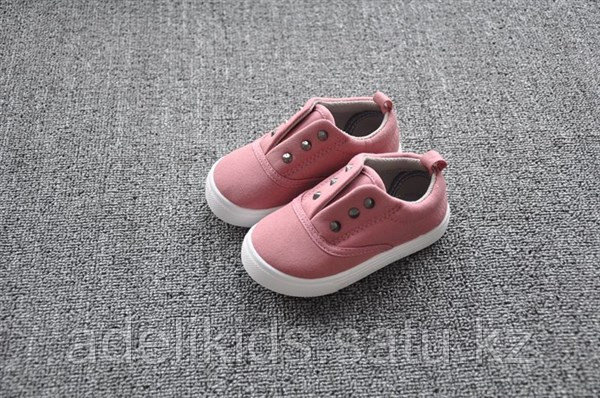 Розовые кеды для девочек без шнурков 29, 30 размер - фото 1 - id-p116496849