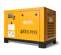 Белдік жетегі бар бұрандалы компрессор BERG ВК-18.5Р 16 бар, IP54