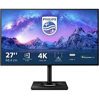 Монитор 27" PHILIPS 279C9 (00/01) IPS 3840x2160 60Gz 5мс 400кдм 1300:1 HDMI DP USB-C Қара