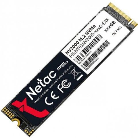 Внутренний жесткий диск Netac NV2000 NT01NV2000-256-E4X (SSD (твердотельные), 256 ГБ, M.2, NVMe) - фото 3 - id-p116497122