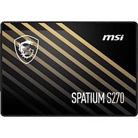 Твердотельный накопитель 240Gb SSD MSI SPATIUM S270 SATA III 2.5" R500Mb/s W450MB/s SPATIUM S270