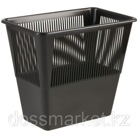 Корзина для мусора СТАММ 12 литров, прямоугольная, черная - фото 3 - id-p116497798