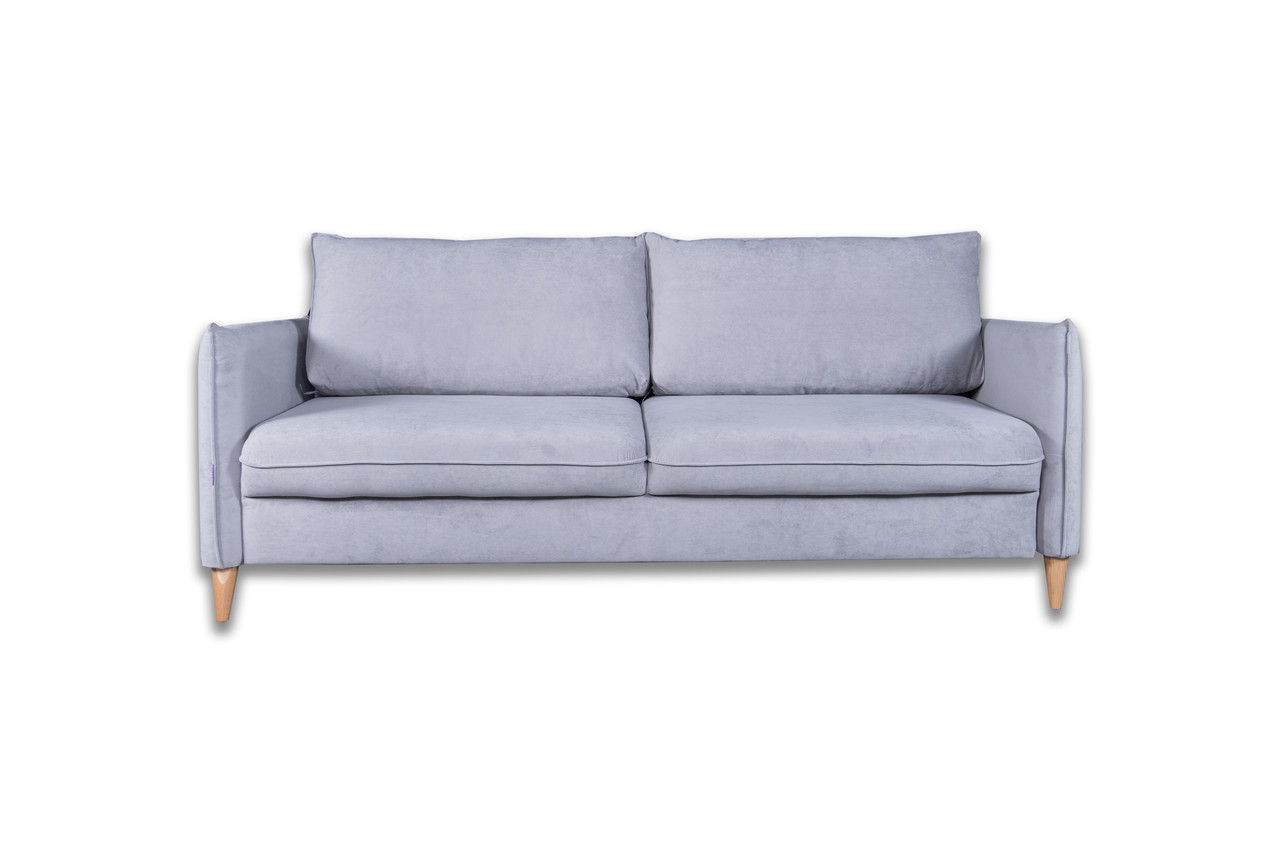 Прямой диван Сканди 3П Светло-серый - фото 2 - id-p116497858