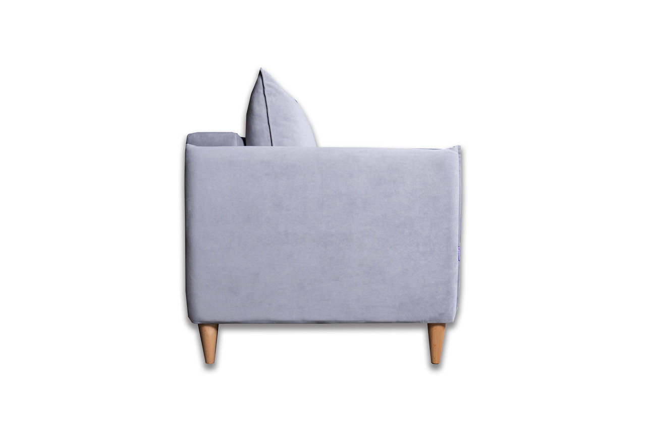 Прямой диван Сканди 3П Светло-серый - фото 3 - id-p116497858