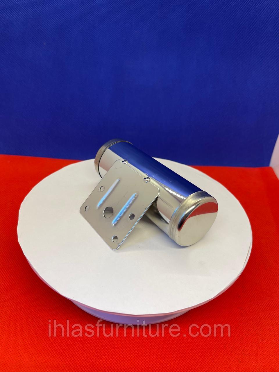 Ножка стальная,хром,4*12, фото 1