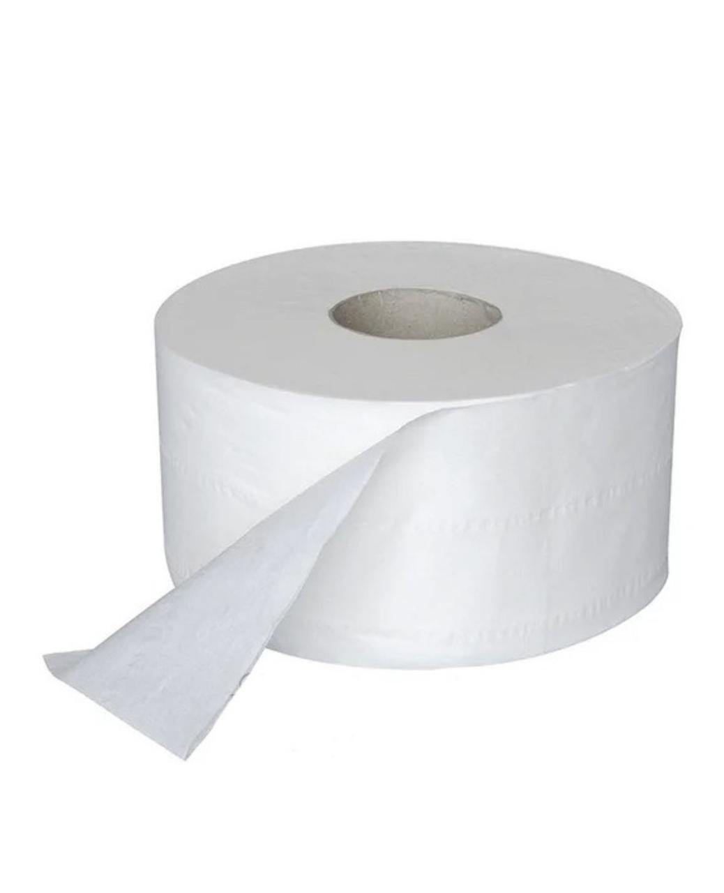 Туалетная бумага Джамбо для диспенсеров двухслойная 150 м., 12 штук - фото 1 - id-p116492531