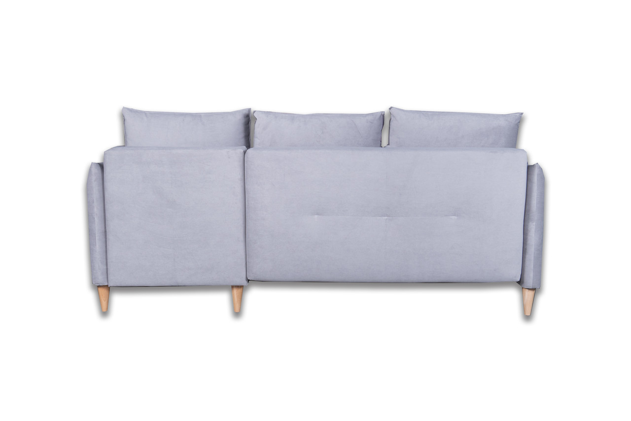 Угловой диван Сканди Светло-серый - фото 3 - id-p116497938