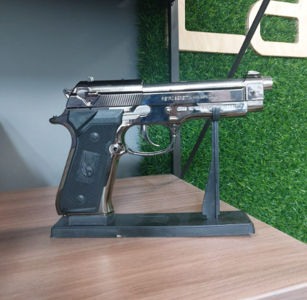 Зажигалка, пистолет "Pietro Beretta U.S. 9MM Gun" Pistol Lighter (длина 20 см)