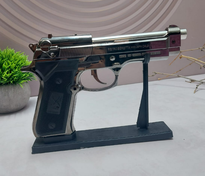 Зажигалка, пистолет "Pietro Beretta U.S. 9MM Gun" Pistol Lighter (длина 20 см) - фото 9 - id-p59889411