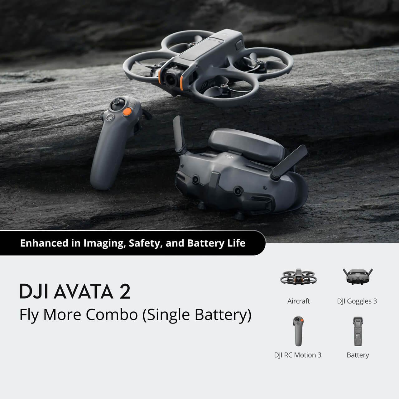 Квадрокоптер DJI Avata 2 Fly More Combo (Single Battery) - фото 1 - id-p116498097