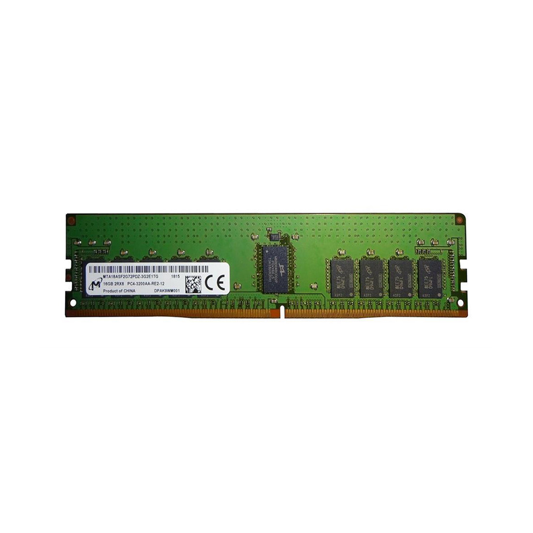 Модуль памяти Micron DDR4-3200 16GB ECC RDIMM 3200МГц 2RX8 LP (SKU: MTA18ASF2G72PDZ-3G2R1) - фото 1 - id-p116495627