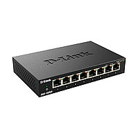 Коммутатор D-Link 8 портов Gigabit Ethernet, модель DGS-1008D/K2A