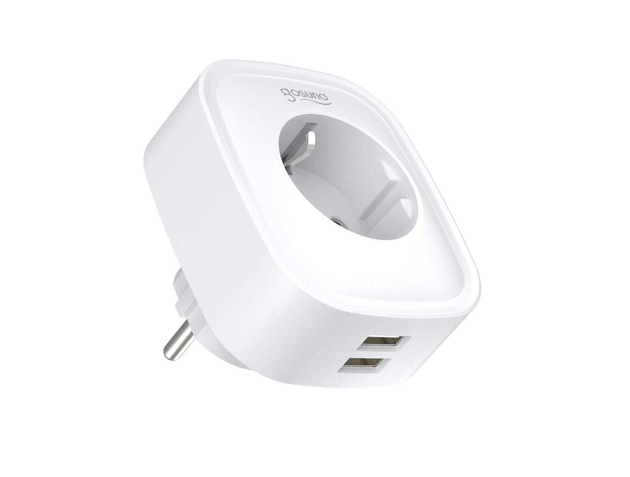 Умная розетка Gosund Smart plug с 2 USB-портами, 2.1A, белая - фото 8 - id-p116495223