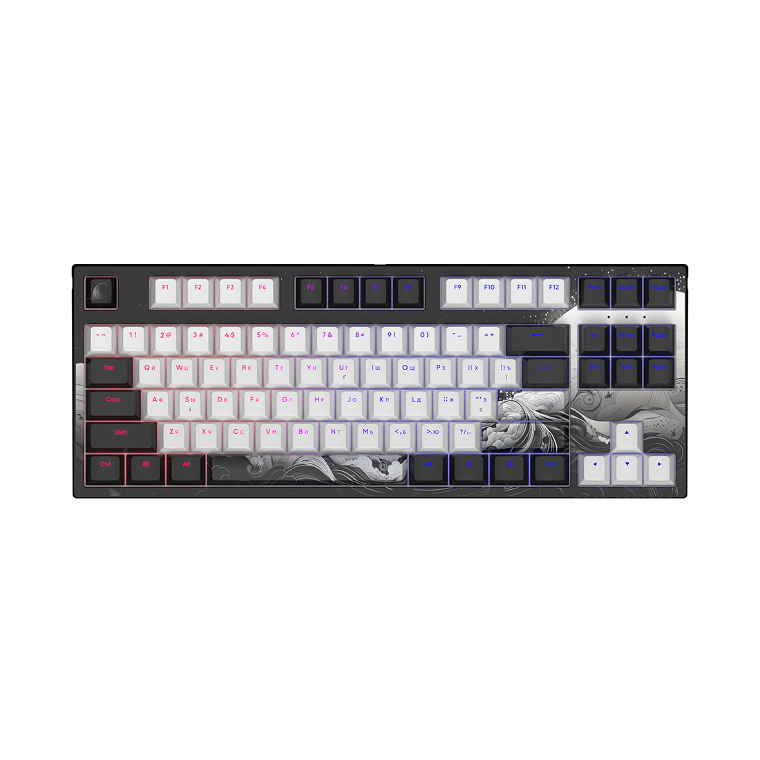 Клавиатура Dark Project DPP 87 Ink - Роскошная клавиатура с черными клавишами - фото 1 - id-p116495518