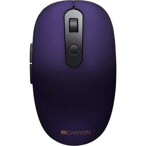 Canyon 2 in 1 Wireless optical mouse with 6 buttons, DPI 800/1000/1200/1500, 2 mode(BT/ 2.4GHz), Battery - фото 1 - id-p116498762