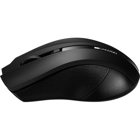CANYON 2.4GHz wireless Optical Mouse with 4 buttons, DPI 800/1200/1600, Black, 122*69*40mm, 0.067kg - фото 3 - id-p116498763