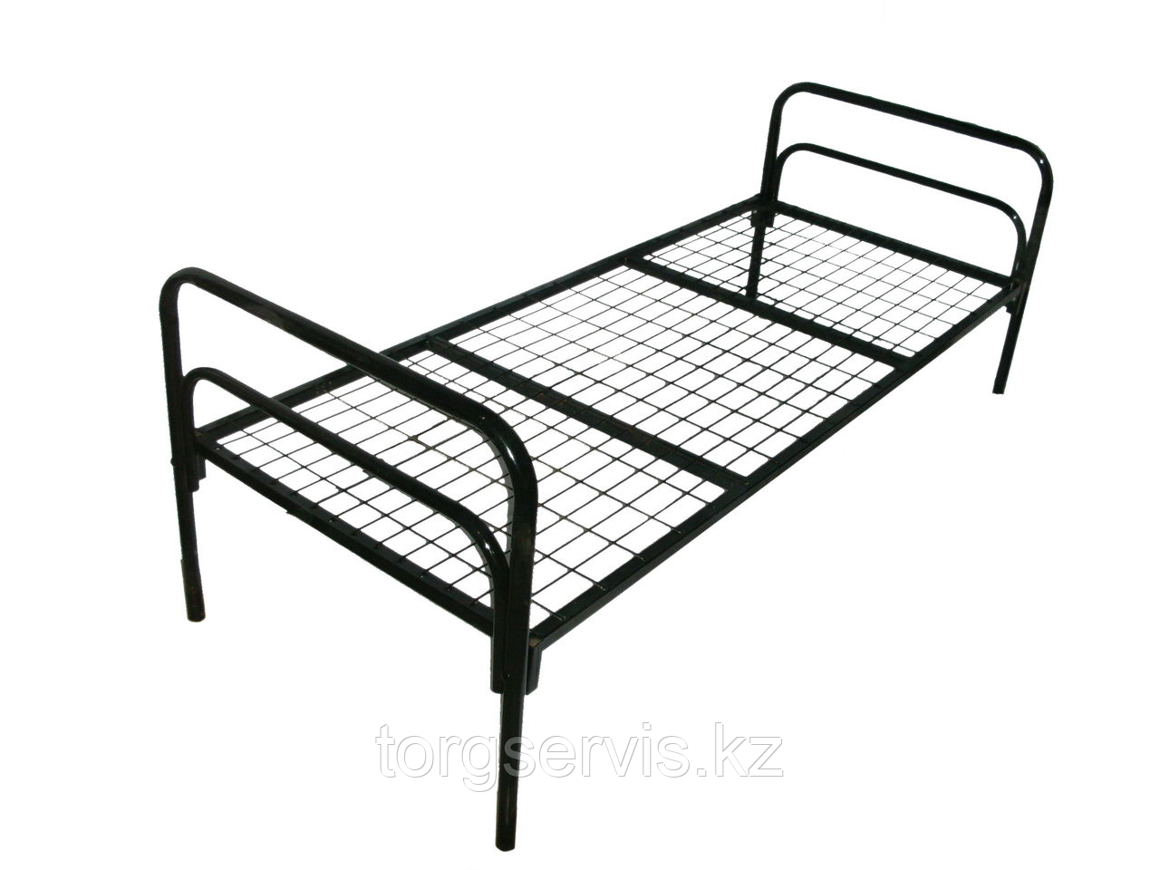 Кровать железная одноярусная усиленная - С-2У1 - кровать для санатория, турбазы, детского лагеря, больницы - фото 1 - id-p116493028