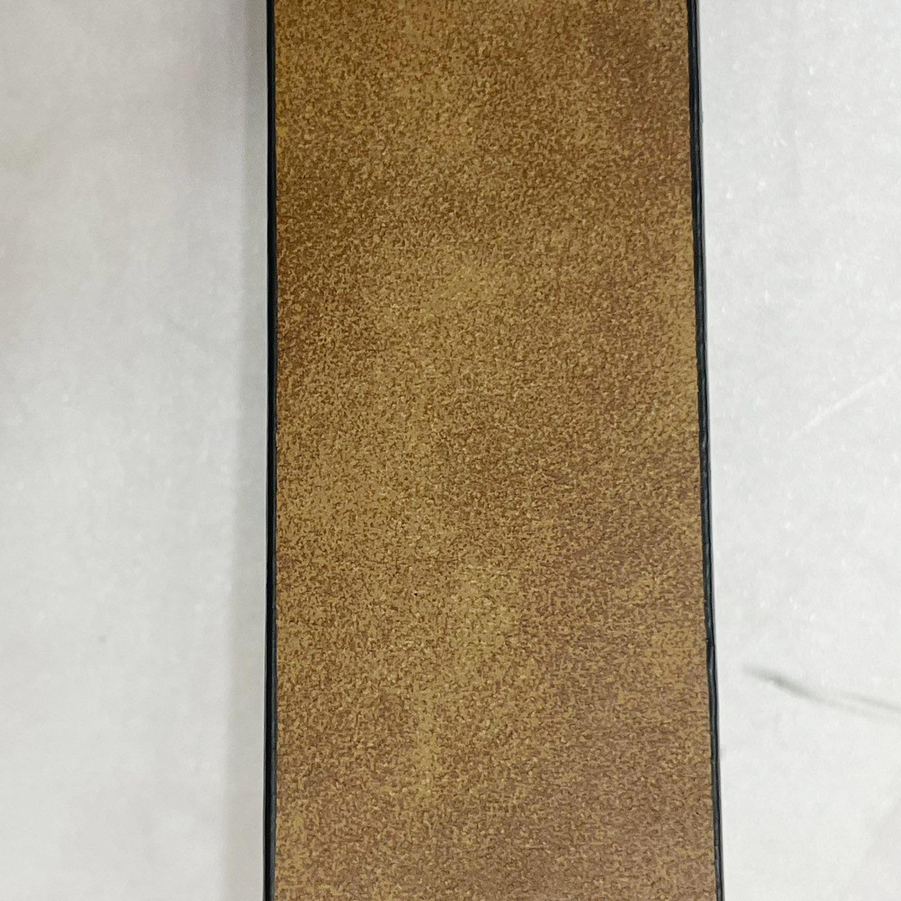 Ремень мужской кожаный с узорами коричневый - фото 6 - id-p86884911