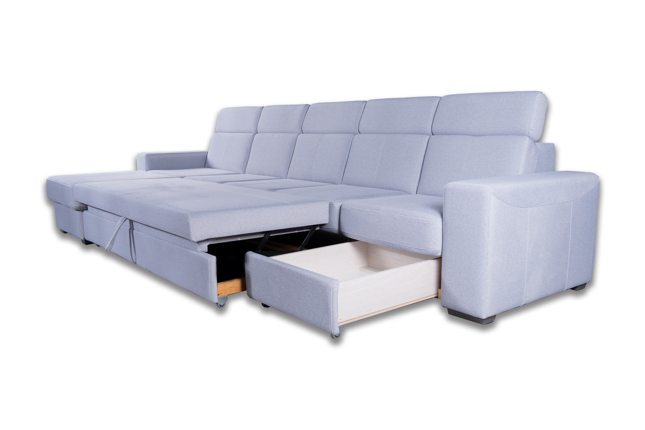 Модульный диван Карат Светло-серый - фото 3 - id-p116499020