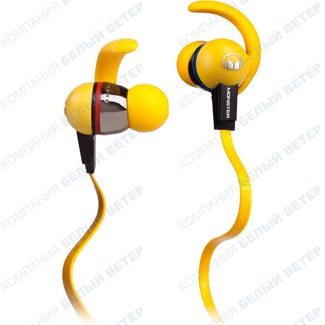 Гарнитура Monster iSport Immersion, 1.2m, Yellow, for iPod, iPhone, iPad - фото 1 - id-p116499135