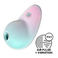 Клиторальный стимулятор Satisfyer Pixie Dust (воздушная стимуляция + вибрация) мятно-розовый