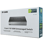 Коммутатор D-Link DES-1008D (DES-1008D/L2B) черный