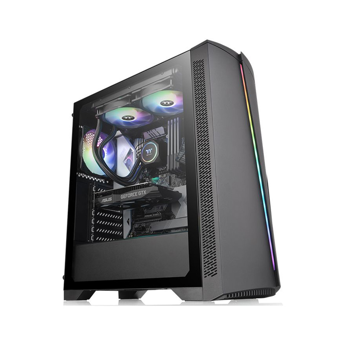 Компьютерный корпус Thermaltake H350 TG RGB без Б/П CA-1R9-00M1WN-00, фото 1