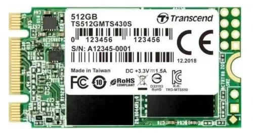 Жесткий диск SSD 512GB Transcend TS512GMTS430S M2 - фото 1 - id-p116501039