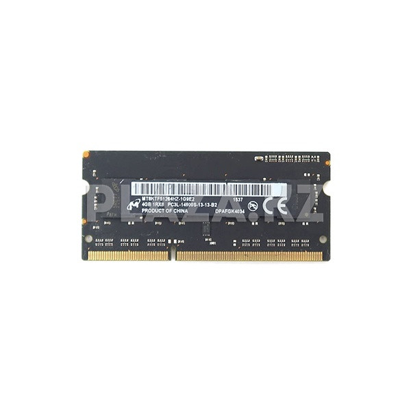 Оперативная память SO-DIMM 4GB DDR3L 1866 Micron PC3L (MT8KTF51264HZ-1G9E2) б.у - фото 1 - id-p116505296
