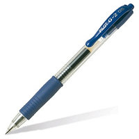 Ручка гелевая 0,7 синяя, автомат, с резиновым упором для пальцев Pilot