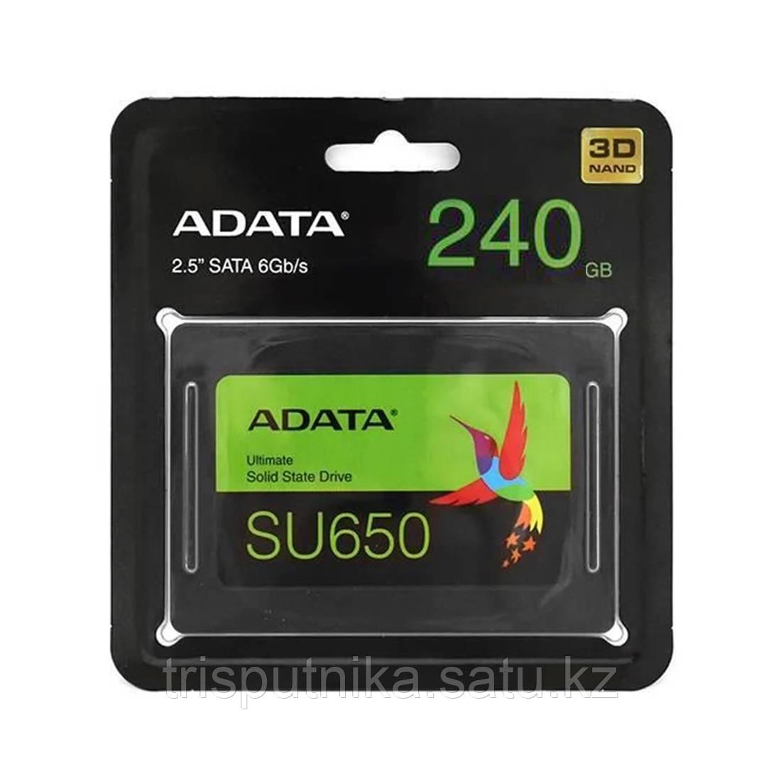 SSD накопитель 512 Gb ADATA Ultimate SU650 2.5" SATA III - фото 2 - id-p116505329