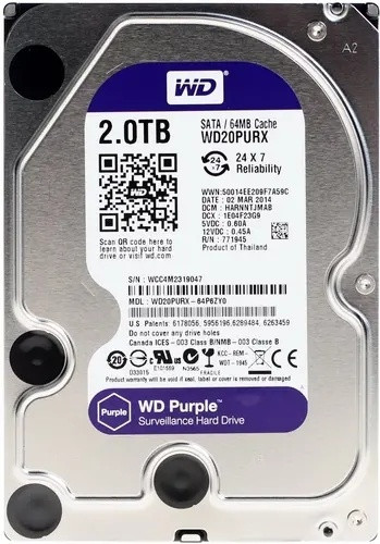 HDD Western Digital WD20PURX 2000 ГБ - фото 1 - id-p116494839