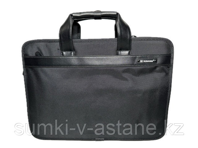 Мужская деловая сумка- портфель из текстиля "NUMANNI" (высота 30 см, ширина 41 см, глубина 11 см) - фото 3 - id-p49866790
