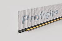 Оконный профиль примыкающий с сеткой и пыльником Profigips, 6 мм х 3 м, ГРАФИТ