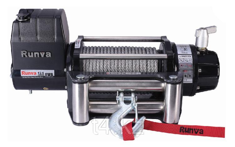 Лебёдка со стальным тросом 5680 кг / 12500 lbs 12V - RUNVA